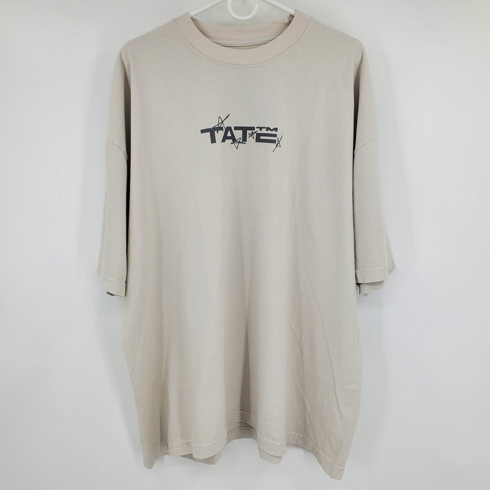 Tate‎ McRae So Close To What Tour T-Shirt Tan XL Oversized Graphic 2025 Concert